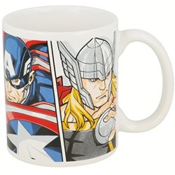 Tazza Avengers Marvel in Ceramica: Captain America e Iron Man – 330 ml
