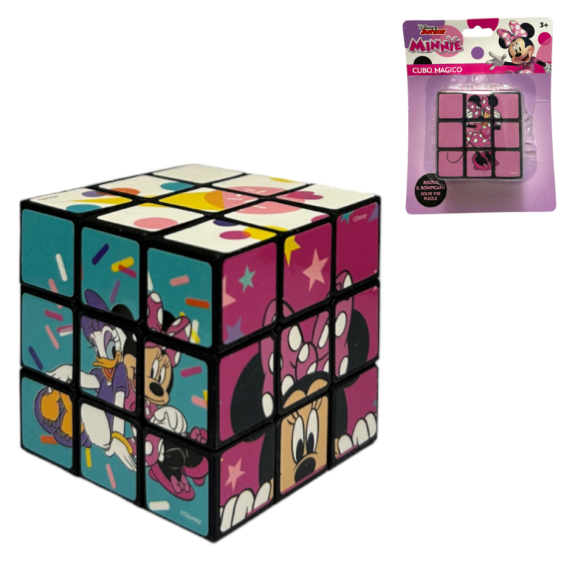 Gadget Compleanno Gioco Cubo Magico Minnie Mouse Disney Regalini fine Festa Bambina