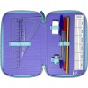 Astuccio Scuola Multiscomparto 44 Pz. Frozen & Olaf Disney con 3 Zip - Portacolori Giotto 20x13x6 cm