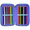 Astuccio Scuola Multiscomparto 44 Pz. Frozen & Olaf Disney con 3 Zip - Portacolori Giotto 20x13x6 cm