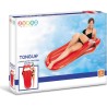 Materassino d’acqua gonfiabile forma di lingua ideale per mare spiaggia piscina per adulti e bambini 78 x 183 cm