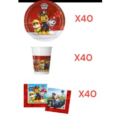Coordinato per Feste Compleanno Paw Patrol Kit Party Bambini Festa e Party