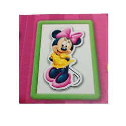 Biglietto di Auguri Compleanno Disney Minnie & Friends con Calamita – 20x14 cm con Busta Colorata