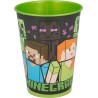 Bicchiere in Plastica Minecraft Disney 260 ml per Bambini – Ideale per Scuola e Tempo Libero