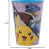 Bicchiere in Plastica Pokémon 260 ml per Bambini – Ideale per Scuola e Tempo Libero