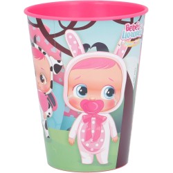 Bicchiere Plastica Cry Babies Disney 260 ml per Bambina - Perfetto per Scuola e Tempo Libero