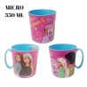 Tazza in plastica Barbie 350 ml per microonde – Mug resistente per scuola e tempo libero