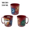 Tazza Harry Potter in plastica per microonde 350 ml - Mug per Scuola e Tempo Libero