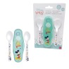Set 2 Posate con Astuccio Mickey Topolino Disney Posate per bebè Cucchiaio in plastica senza BPA