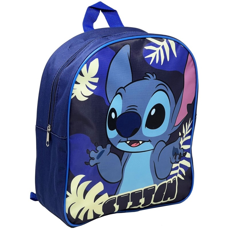 Zaino Zainetto Scuola Disney Stitch Bambini Asilo & Tempo libero 30cm, Blu