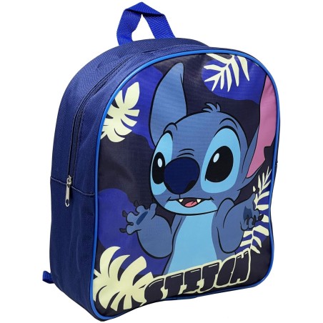 Zaino Zainetto Scuola Disney Stitch Bambini Asilo & Tempo libero 30cm, Blu