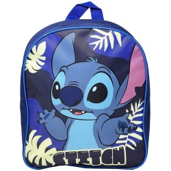 Zaino Zainetto Scuola Disney Stitch Bambini Asilo & Tempo libero 30cm, Blu