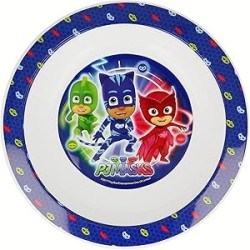 Piatto fondo PJ Masks in plastica per microonde, diametro 16 cm, per bambini
