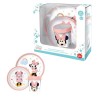 Set pappa Minnie Mouse Disney Microonde Gift Box Piatto Ciotola Bicchiere Topolina Baby idea Regalo
