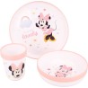 Set pappa Minnie Mouse Disney Microonde Gift Box Piatto Ciotola Bicchiere Topolina Baby idea Regalo