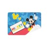 Set Scuola Asilo 5 Pezzi Mickey Mouse - Zaino 3D con LED, Borraccia, Porta Merenda, Bicchiere, Tovaglietta Topolino Disney