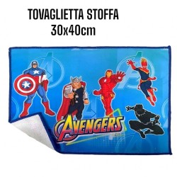 Set Scuola Asilo Avengers Marvel 5 Pezzi – Zaino 3D 30 cm + Borraccia + Bicchiere + Portamerenda + Tovaglietta