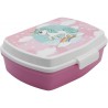 Set Scuola Asilo Unicorno Disney 6 Pezzi – Zaino 3D con LED + Kit Pappa Completo (Posate Incluse)