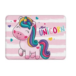 Set Scuola Asilo Unicorno Disney 6 Pezzi – Zaino 3D con LED + Kit Pappa Completo (Posate Incluse)