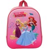 Zaino Asilo Principesse Disney Ariel Rapunzel Cenerentola 3D Zainetto Scuola 33cm