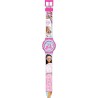 Orologio Digitale Barbie per Bambina con Cinturino Rosa – Confezione Sagomata, Lunghezza 22 cm