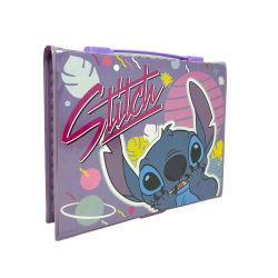 Valigetta 52 Pezzi Colori Stitch Disney - Kit Completo di Cancelleria per Bambini