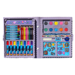 Valigetta 52 Pezzi Colori Stitch Disney - Kit Completo di Cancelleria per Bambini