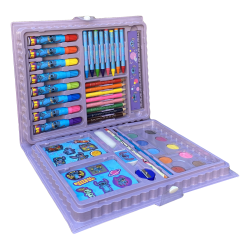 Valigetta 52 Pezzi Colori Stitch Disney - Kit Completo di Cancelleria per Bambini