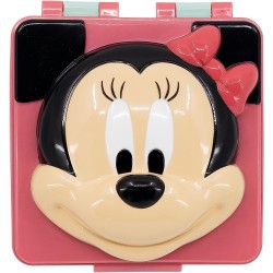 PORTAMERENDA MINNIE IN 3D CON COPERCHIO DISNEY PORTA PRANZO SCUOLA TEMPO LIBERO BAMBINI