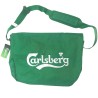 Borsa Tracolla CARLSBERG Verde Con Pattina Adatto per Scuola e Ufficio Tempo Libero