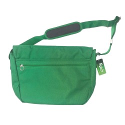 Borsa Tracolla CARLSBERG Verde Con Pattina Adatto per Scuola e Ufficio Tempo Libero