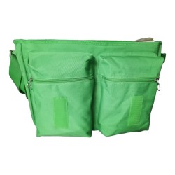 Borsa Tracolla CARLSBERG Verde Con Pattina Adatto per Scuola e Ufficio Tempo Libero