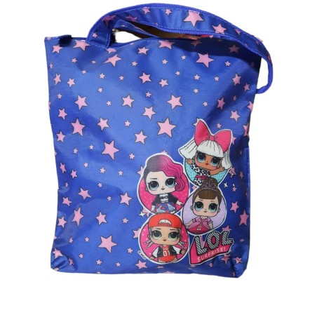Borsa Passeggio Lol Surprise con Manici e Fondo con Stelle 20x16cm Idea Regalo Bambina