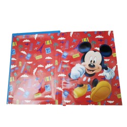 "Diario Scuola 10 Mesi Mickey Mouse - Copertina Imbottita, Quadretti, Ufficiale Disney"