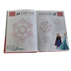 Diario Scuola 10 Frozen Disney Fogli a quadretti 20x15x2 cm Diari Anna Elsa Olaf