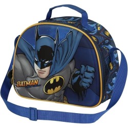 Cestino Termico Batman Marvel 3D per Bambini – Borsa Porta Pranzo Asilo con Tracolla Zaino Scuola Materna 26x20,5 cm