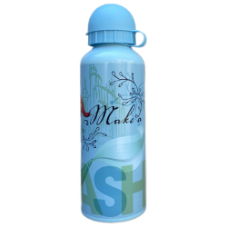 Borraccia in Alluminio La Sirenetta Ariel Disney Principesse 500ml - Ideale per Scuola e Tempo Libero delle Bambine