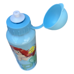 Borraccia in Alluminio La Sirenetta Ariel Disney Principesse 500ml - Ideale per Scuola e Tempo Libero delle Bambine