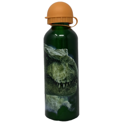Borraccia Bambini 500ml Jurassic World in Alluminio con Beccuccio Retrattile e Coperchio – Bottiglia Scuola Sport Dinosaurs