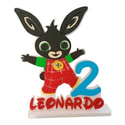 Sagoma 3D Bing il Coniglietto 70 cm Personalizzata in Polistirolo – Decorazione Compleanno con Nome e Numero