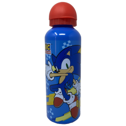 BORRACCIA IN ALLUMINIO SONIC CON BECCUCCIO E COPERCHIO 500 ML BAMBINI SCUOLA E TEMPO LIBERO