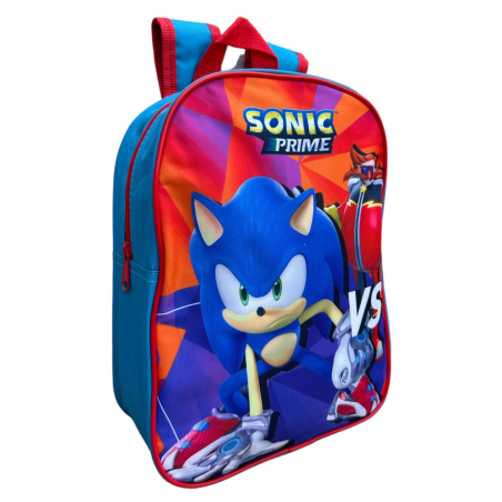 Zaino Asilo Sonic il Riccio 28 cm – Borsa Scuola Materna e Tempo Libero Bambino