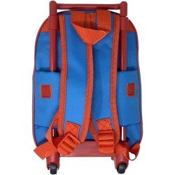 "Zaino Scuola Asilo con Trolley Sonic Disney - Ruote e Manico Allungabile - 30 cm"