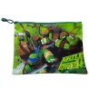 BUSTINA ASTUCCIO TARTARUGHE NINJA PORTACOLORI 2 SCOMPARTI 30x21CM SCUOLA E TEMPO LIBERO BAMBINO