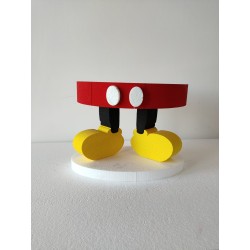 Alzatina Porta Torta Disney Mickey in Polistirolo: Perfetta per Presentare Dolci, Cupcake e Muffin!"