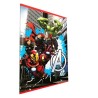 Avengers Maxi Rig.10MM Quaderno 100gr A4 rigatura -Soggetti Marvel assortiti 10Pz