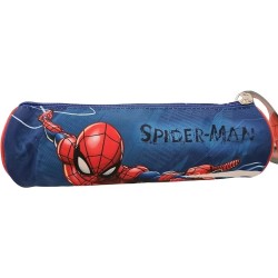 Astuccio Tombolino Porta Colori Spiderman Marvel - Chiusura a Zip Ideale per Scuola e Tempo Libero Bambini"