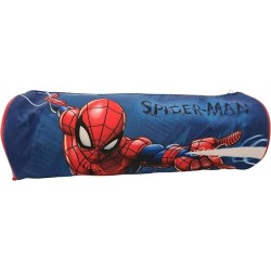 Astuccio Tombolino Porta Colori Spiderman Marvel - Chiusura a Zip Ideale per Scuola e Tempo Libero Bambini"
