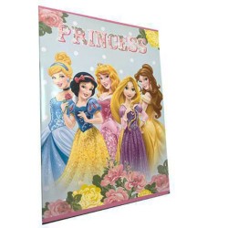Quaderno Maxi Rig. C Principesse Disney A4 - 100gr, Soggetti Assortiti, Set da 10 Pz