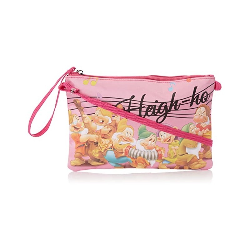 Borsa Pochette Piatta con Tracolla Disney. Sette Nani cm 20